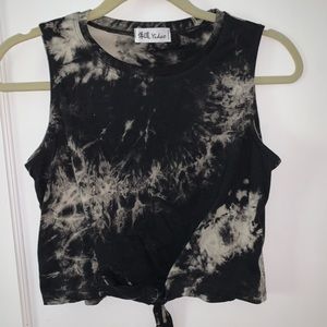Crop top tie dye tank top